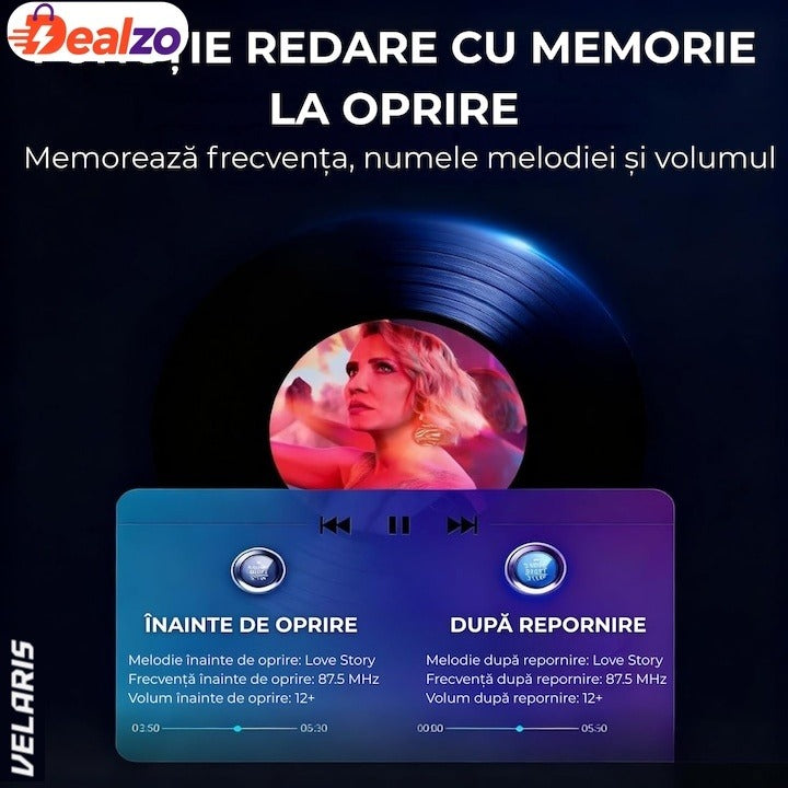 Modulator FM Bluetooth 5.0 cu încărcare rapidă QC 3.0 și PD 20W, USB-C, 2x USB-A, RGB, negru