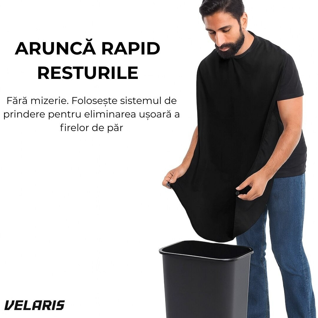 Pelerina tuns parus cu ventuze, impermeabila, neagra, 100x70cm