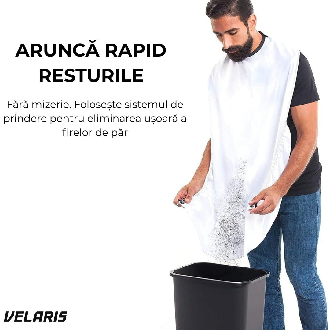 Pelerina tuns parus cu ventuze, impermeabila, alba, 100x70cm