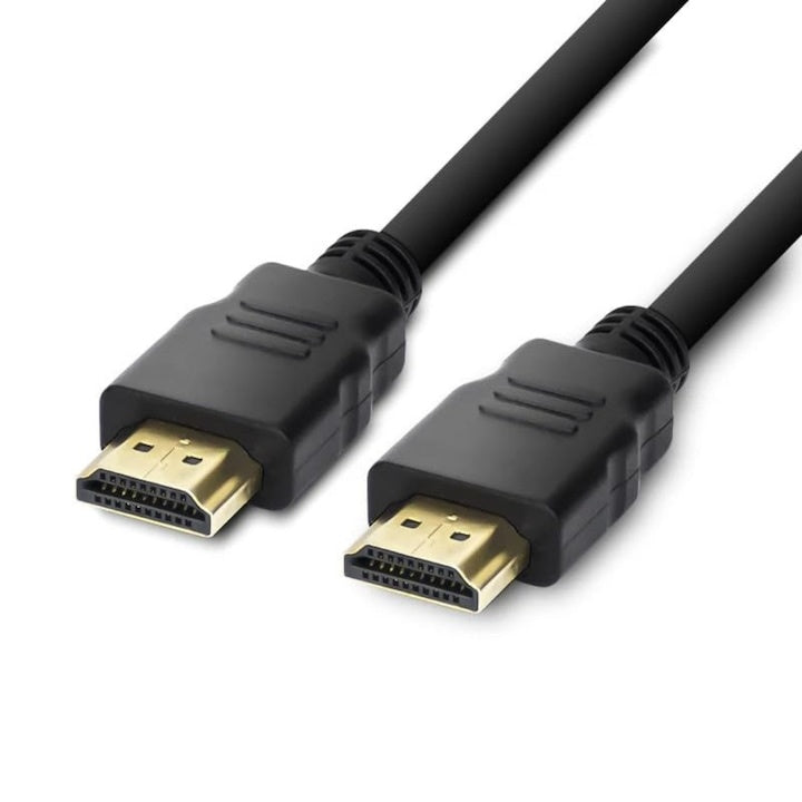 Cablu HDMI to HDMI, 1,8m, conectori aurii premium, 4K Ultra HD 60Hz, negru