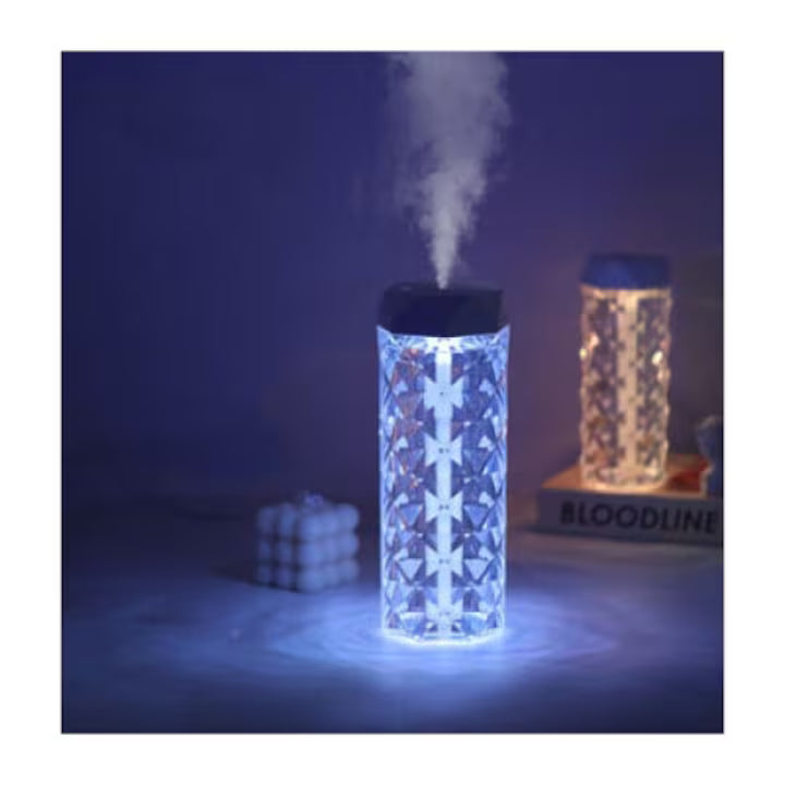 Umidificator portabil cu iluminare RGB, rezervor 900 ml, ieșire abur 250 ml/h