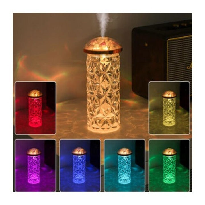 Umidificator portabil cu iluminare RGB, rezervor 900 ml, ieșire abur 250 ml/h
