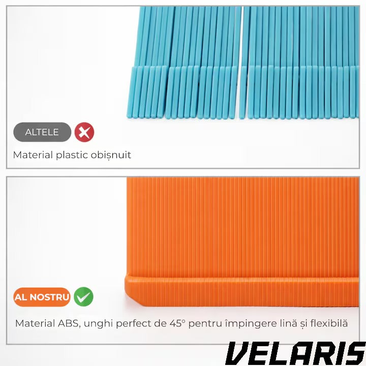 Instrument de Masurare Colturi, 12cm, Plastic, Negru/Portocaliu, pentru Renovari si Bricolaj