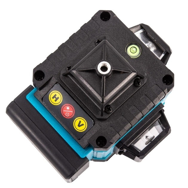 Nivel laser 4D, 16 linii verzi 360°, 30 m, IP54, telecomandă, 2 baterii 5200 mAh