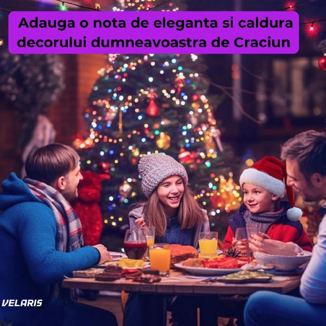 Instalație lumini LED de Crăciun interior/exterior, 50 m, multicolor, rezistentă la ceață