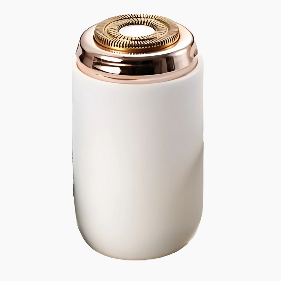 Aparat de ras electric mini portabil, încărcare USB, autonomie 60 minute, 3W, alb