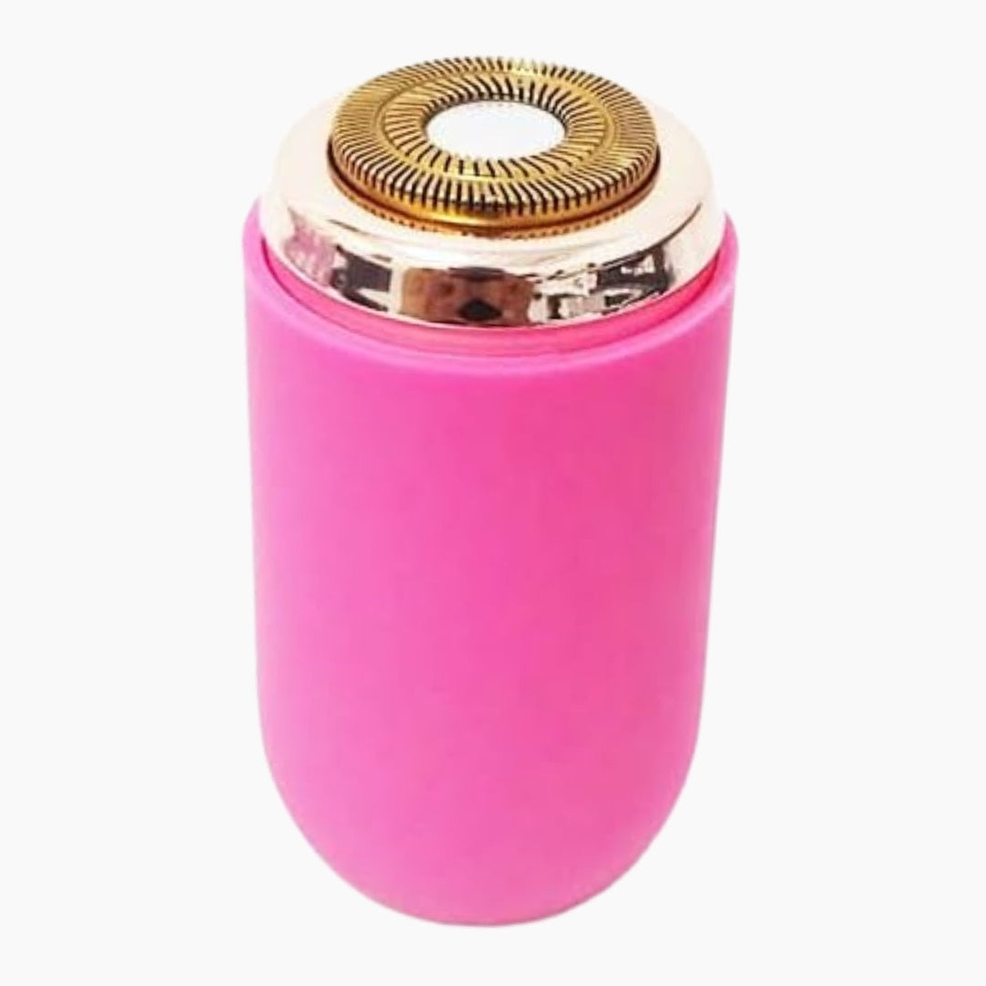 Aparat de ras electric mini portabil, încărcare USB, autonomie 60 minute, 3W, roz