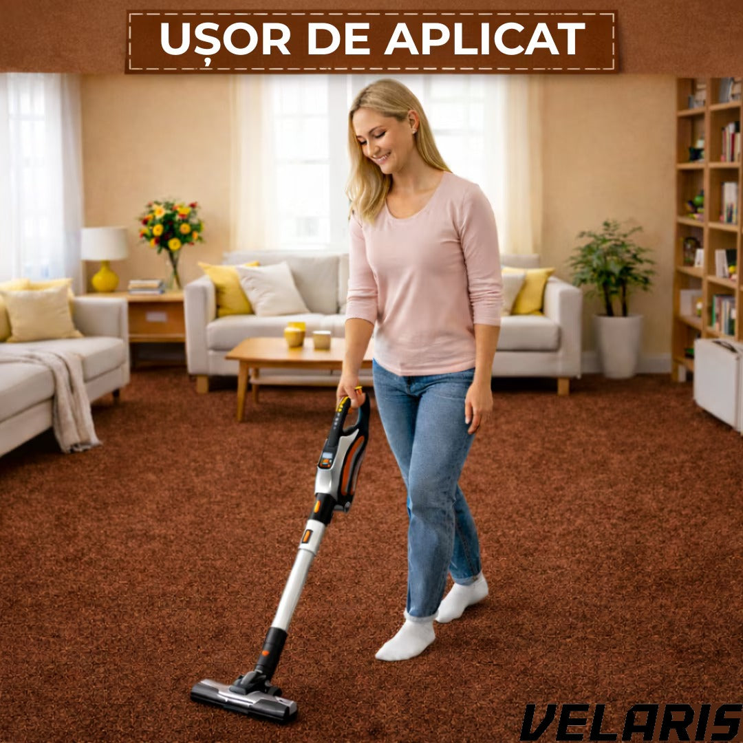 Mocheta scari dale autoadezive 60x60 cm, 1 buc. mocheta textila, ajustabila, montaj rapid fara unelte, curatare usoara, potrivita pentru scari, camera copiilor, dressing, aplicare rapida