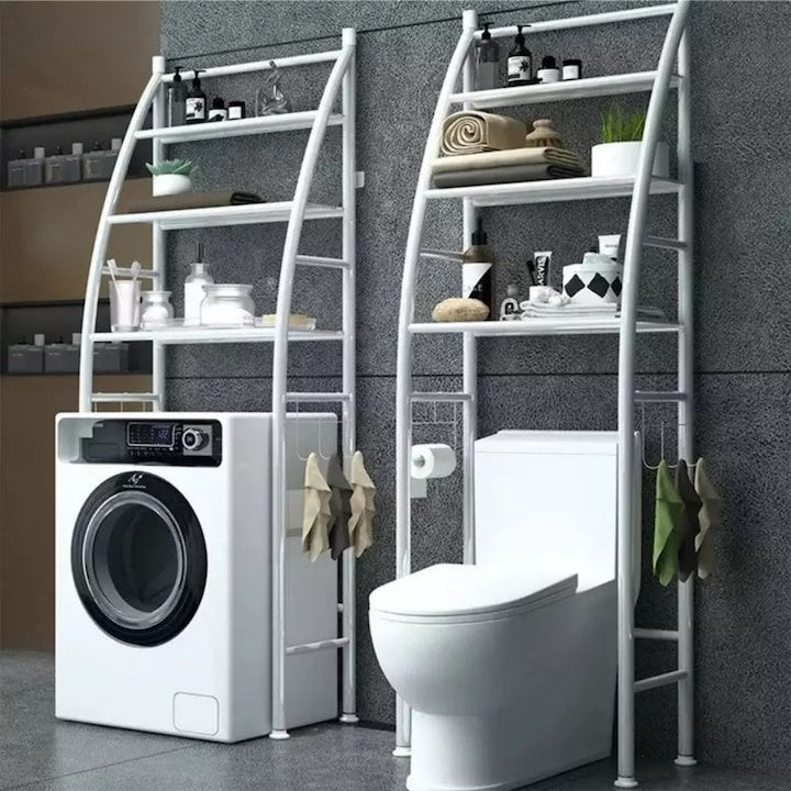 Organizator multifuncțional pentru baie, toaletă sau mașina de spălat, suport detergent și accesorii