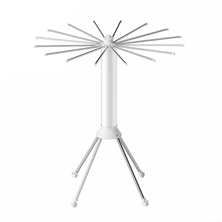 Uscător rufe tip caracatiță, 1 nivel rotativ rabatabil, picioare stabile, aluminiu, ideal spații mici