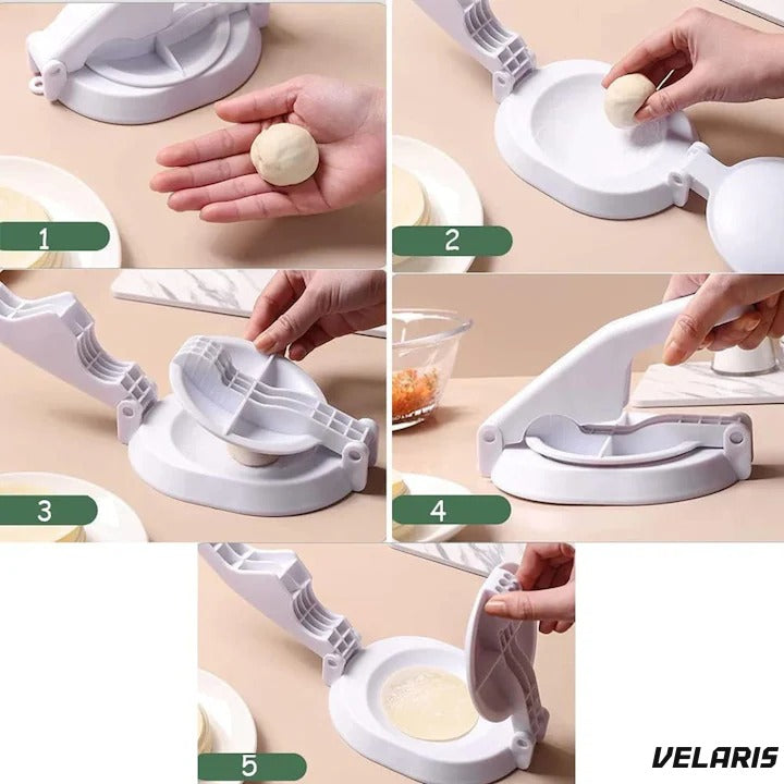 Matriță pentru găluște, ravioli sau gnocchi, plastic, albă