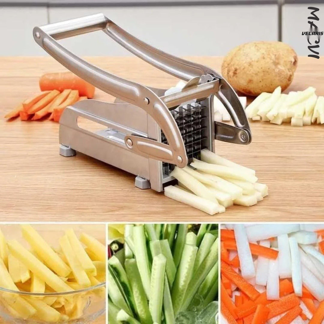 Feliator manual pentru cartofi și legume, inox, tăiere rapidă și uniformă