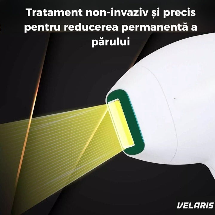 Epilator IPL cu lumină pulsată, 5 intensități, 500.000 impulsuri, pentru față și corp