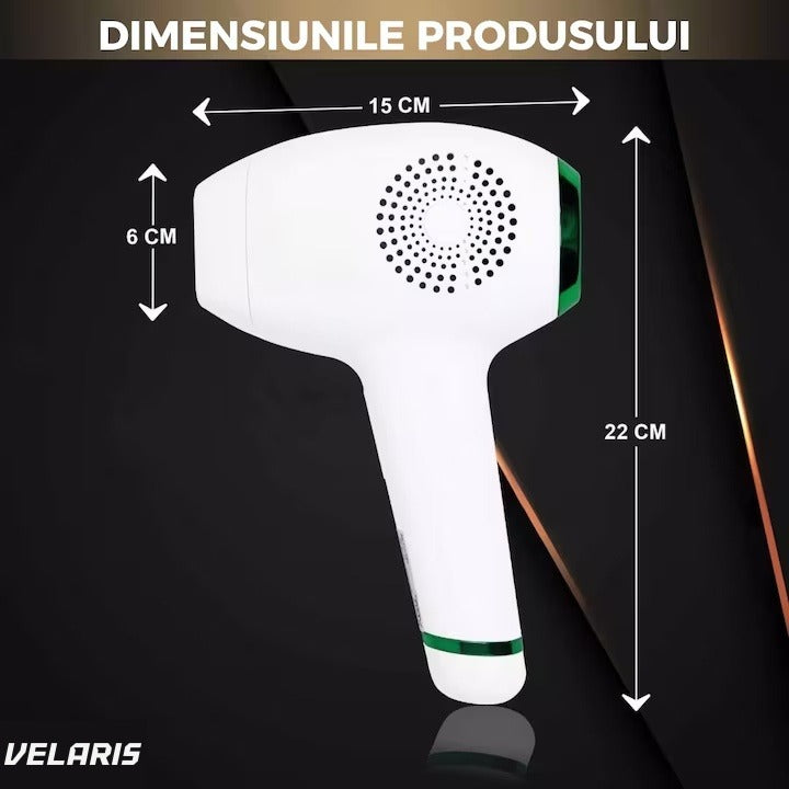 Epilator IPL cu lumină pulsată, 5 intensități, 500.000 impulsuri, pentru față și corp