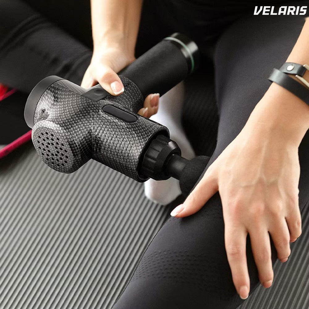 Pistol masaj profesional, 30 viteze, motor silențios, 3200 percuții/min