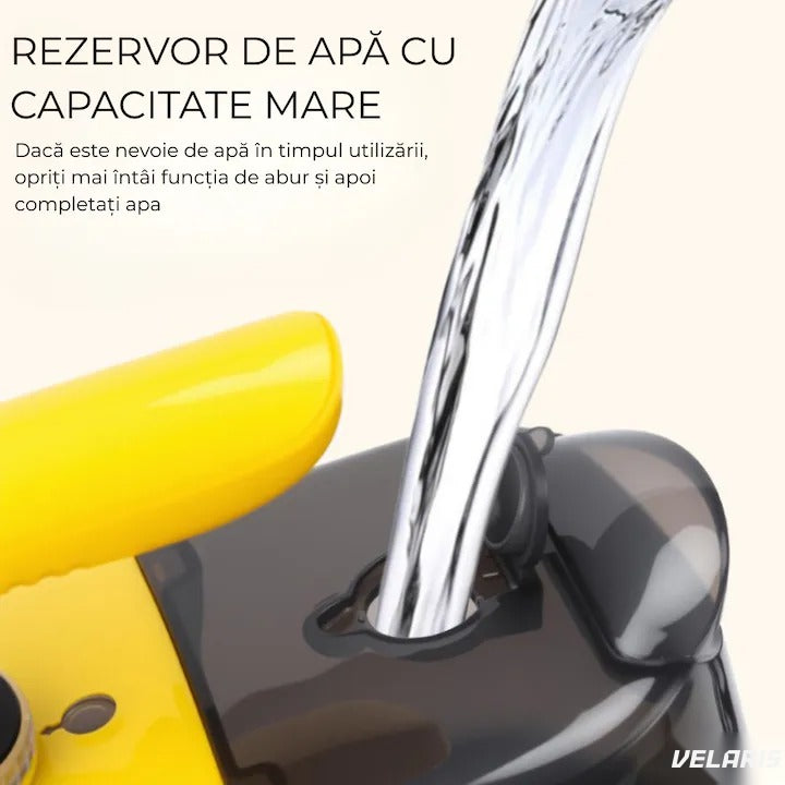 Aparat cuățare cu abur profesional pentru pardoseli și suprafețe, reservor mare, încălzire rapidă, accesorii complete