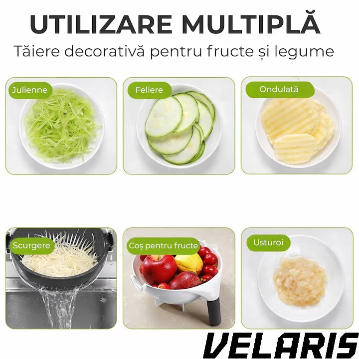 Razatoare Smart Vet Basket pentru Legume, cu Bol pentru Prespalare