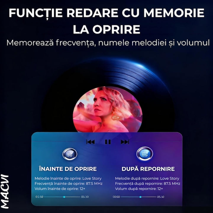 Modulator FM Bluetooth 5.0 cu Incarcare Rapida QC 3.0 si PD 20W, 1x USB Tip C, 2x USB Tip A, Iluminare RGB, Negru
