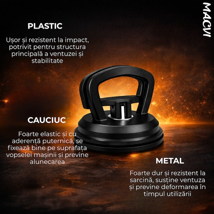 Ventuza puternica pentru indepartarea indoiturilor auto, reparare caroserie, diametru intre 5 si 8 cm