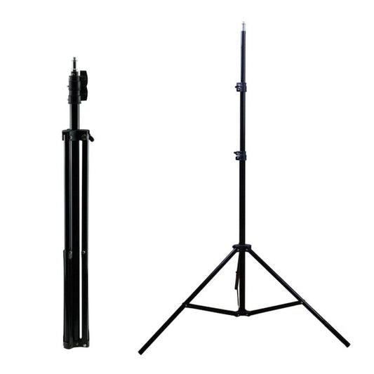 Trepied reglabil 2m pentru camera foto, video, telefon si lampa circulara, suport profesional din aluminiu, prindere 1/4", ideal pentru vlogging, fotografie si live streaming