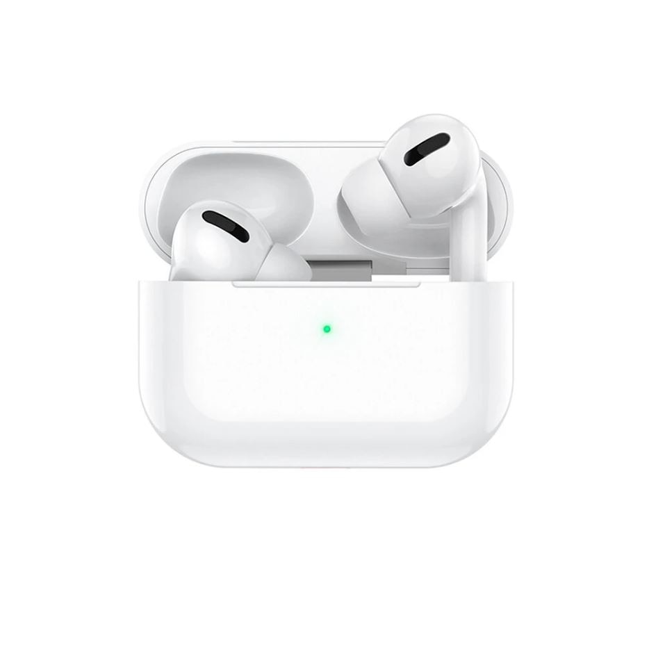 Casti wireless Air Pro 3, compatibile Android/iPhone, HD audio/ voce, dual HD true stereo, performanta, confort, cutie de incarcare portabila, autonomie 24 h, control tactil inteligent, Alb