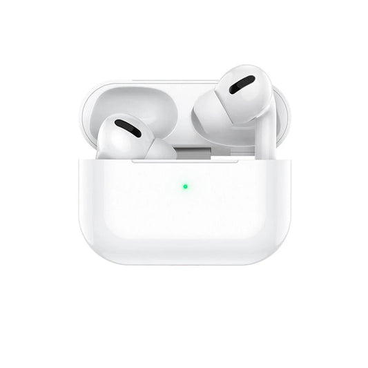 Casti wireless Air Pro 3, compatibile Android/iPhone, HD audio/ voce, dual HD true stereo, performanta, confort, cutie de incarcare portabila, autonomie 24 h, control tactil inteligent, Alb