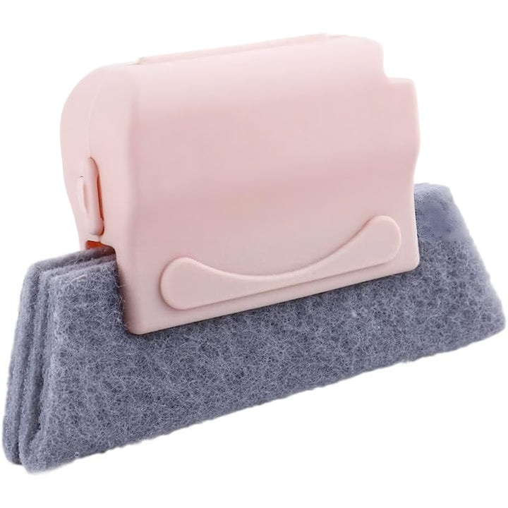 Stergator Geamuri 2 in 1 Profesional pentru Geamuri Oglinzi Spatii Inguste Design Durabil Roz