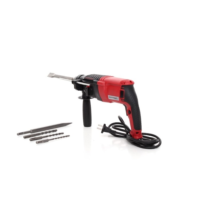 Rotopercutor 2650W SDS Plus, 3 moduri, 1300 RPM, pentru beton, lemn, zidarie, kit burghie si dalta