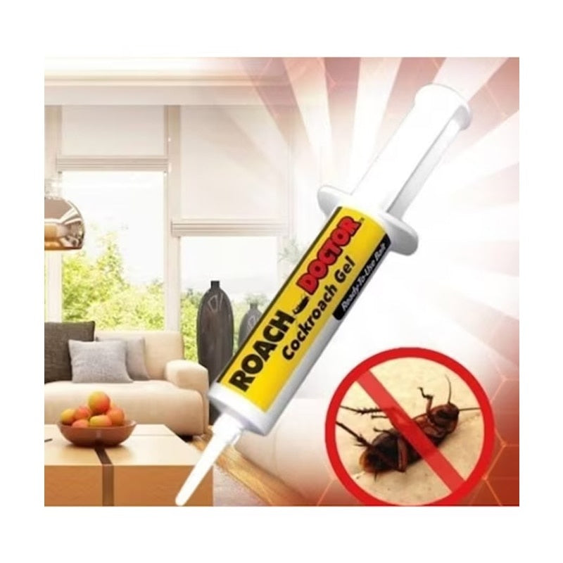 Gel anti-gândaci Roach DR în seringă, formulă puternică și eficientă