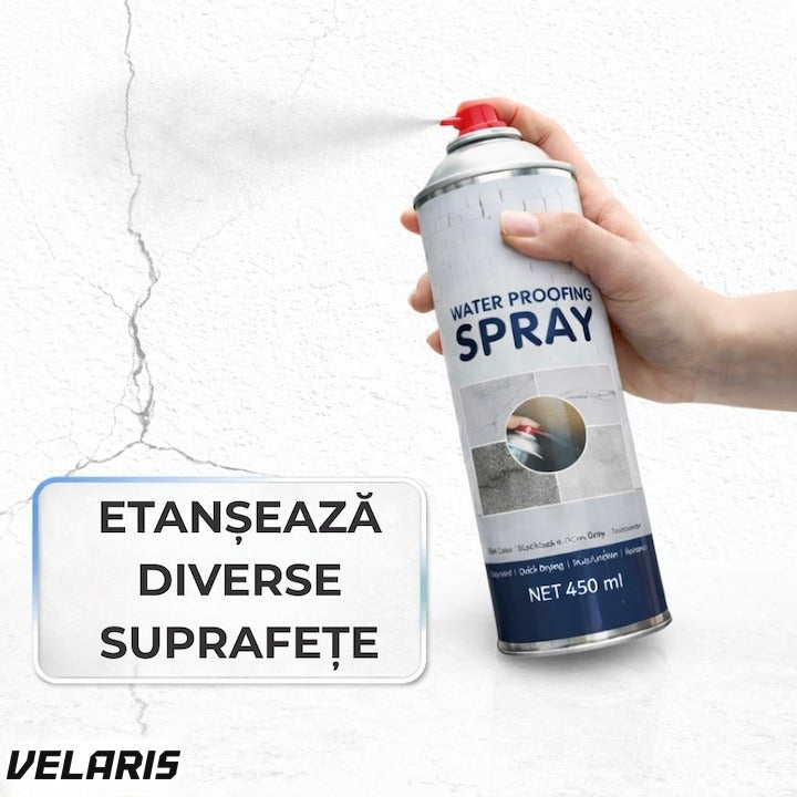 Spray impermeabilizant 450ml, etanșare rapidă fisuri și rosturi, protecție UV, alb