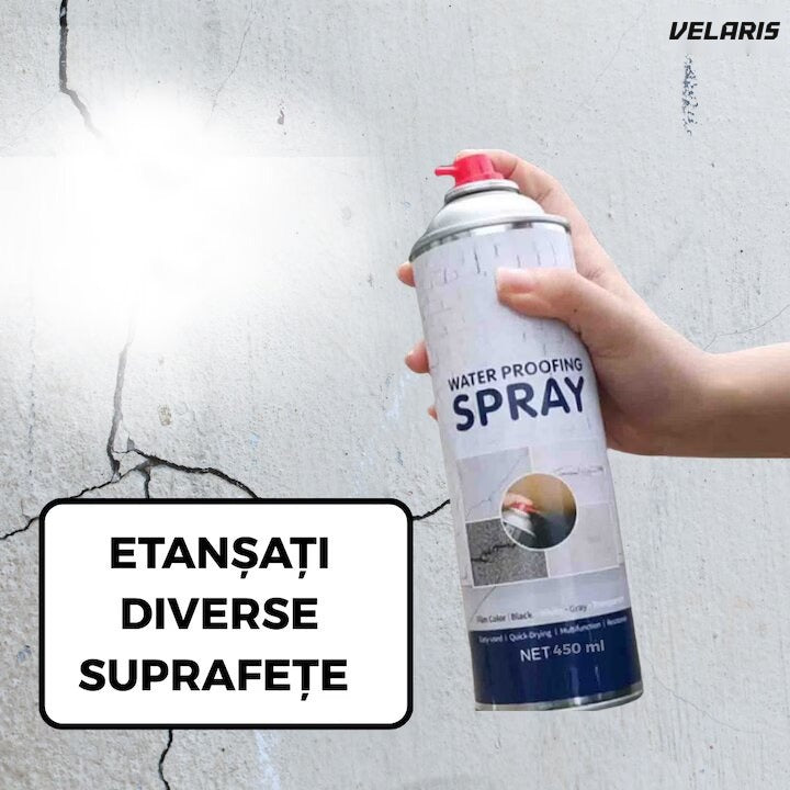 Spray etanșare 450ml, hidroizolaţie rapidă, transparent, protecţie pe termen lung