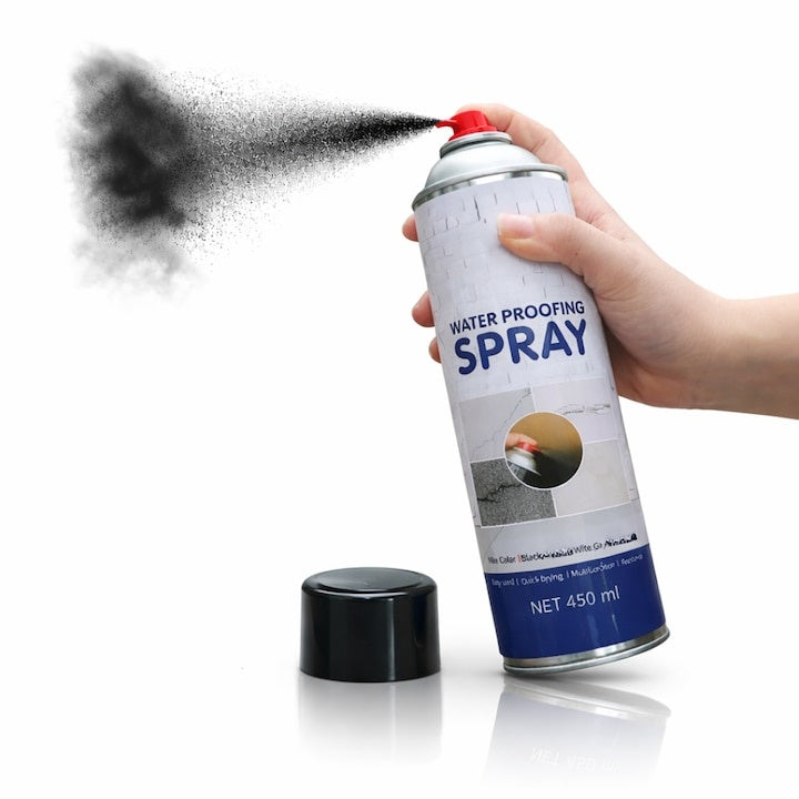Spray impermeabilizant 450ml, etanșare rapidă fisuri și rosturi, protecție UV, negru