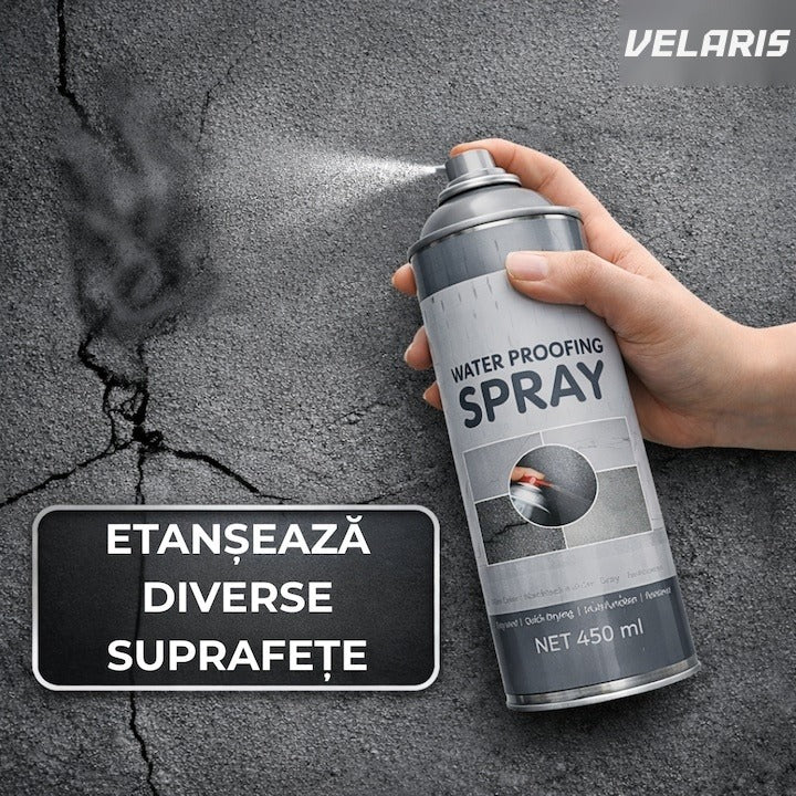 Spray impermeabilizant 450ml, etanșare rapidă fisuri și rosturi, protecție UV, gri