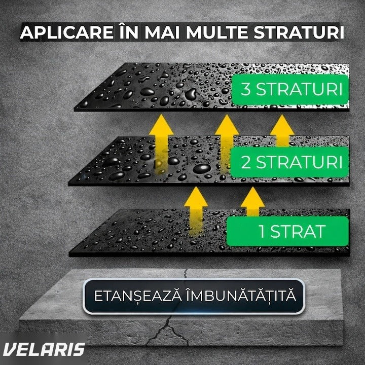 Spray impermeabilizant 450ml, etanșare rapidă fisuri și rosturi, protecție UV, gri