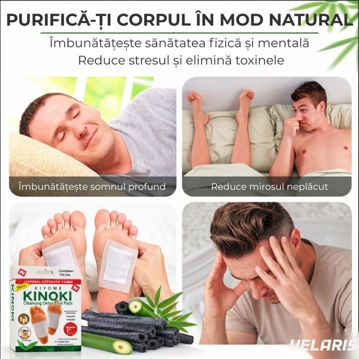 Set 10 plasturi detoxifianți cu turmalină pentru revitalizarea corpului