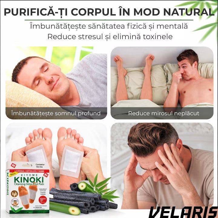 Set 10 plasturi pentru detoxifiere cu turmalina pentru revitalizarea organismului