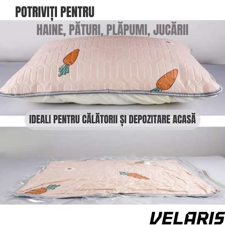 Set 12 Saci de Vidat 70x100 cm, Reutilizabili, Transparenti, Depozitare Haine si Textile, Protectie impotriva Prafului, Umiditatii si Insectelor