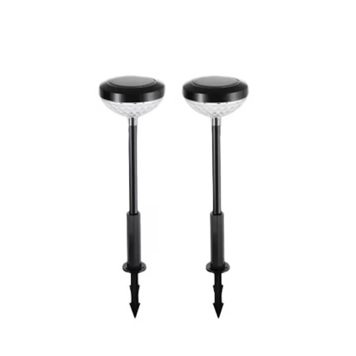 Set 2 lămpi solare decorative Floarea-Soarelui, LED RGB multicolor, rezistente la intemperii