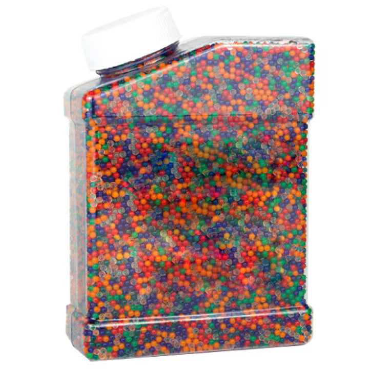 Set 20.000 Margele Gel Multicolor Cristale Decorative 7-8mm, Biodegradabile