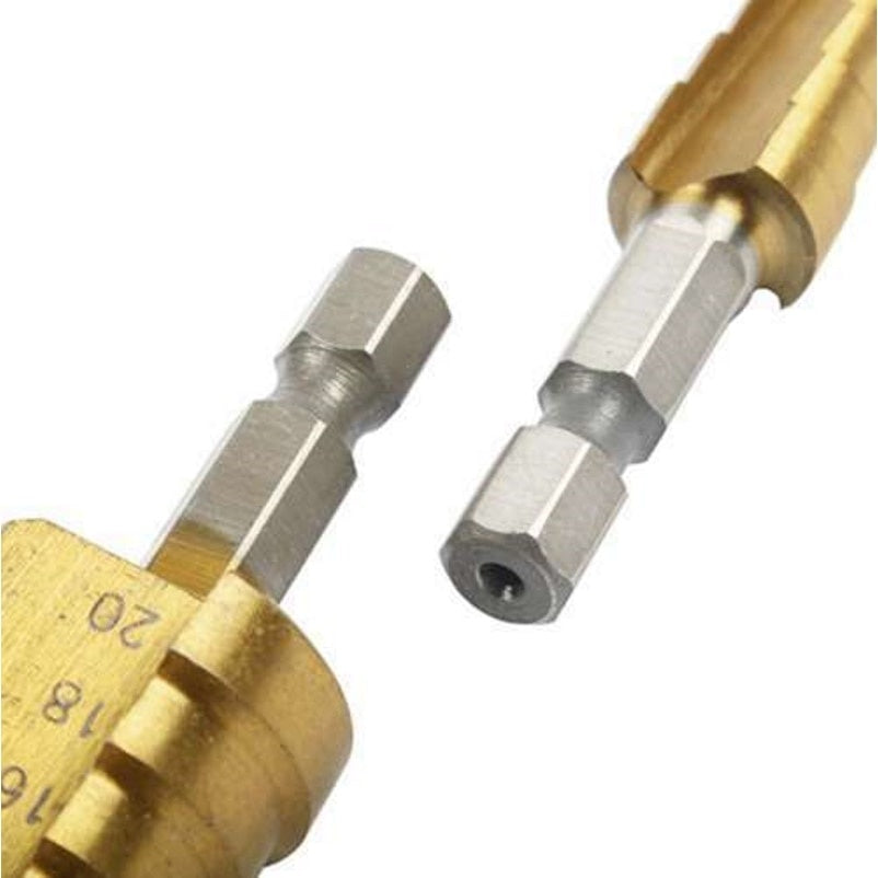 Set 3 Burghie Conice HSS, Titan, 6mm, 4-12mm, 3-12mm, 4-20mm, Cutie