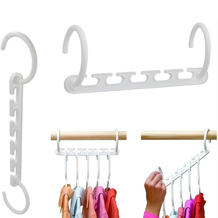 Set 8 organizatoare umerase 5 în 1 pentru dulap