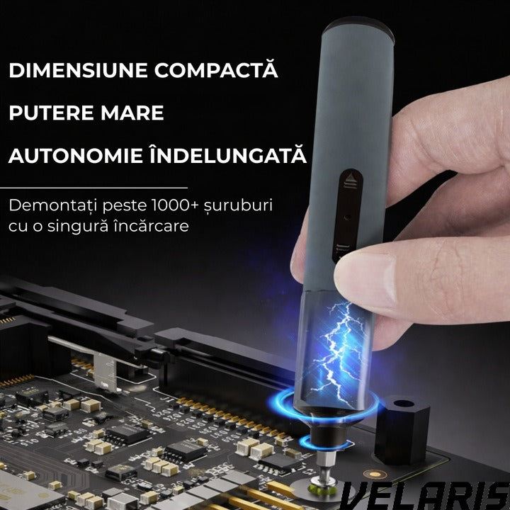 Set Surubelnita Electrica de Precizie 49 in 1, Reincarcabila, Fara Fir, pentru Reparatii Mobile, Baterie Li-ion 400mAh
