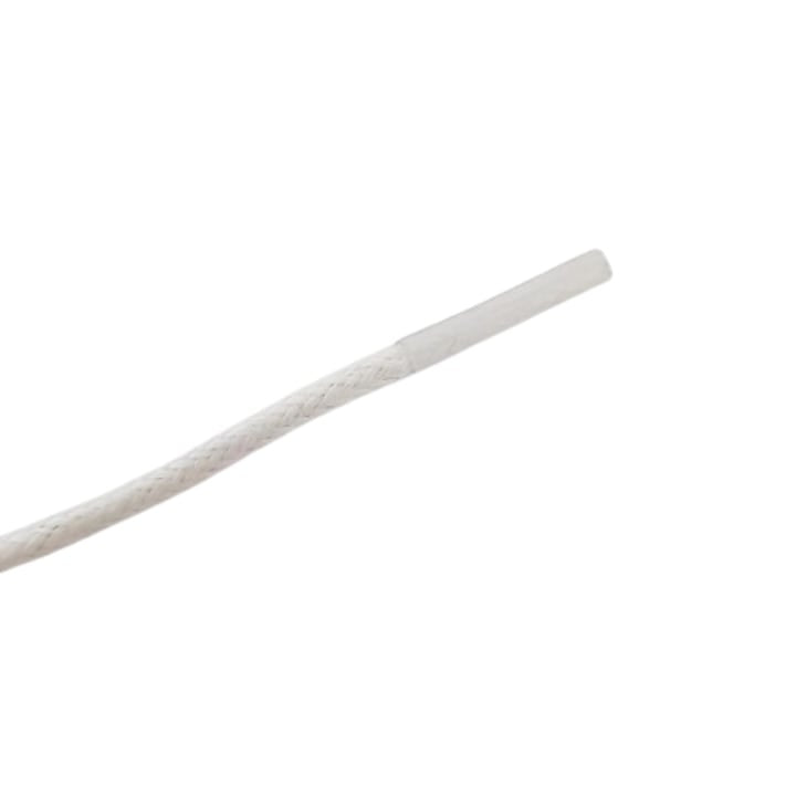Șireturi încerate rotunde albe 80 cm, 1 pereche
