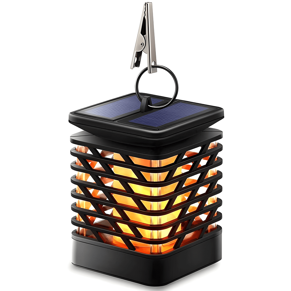 Lampa solara cu efect flacara, IP65, autonomie 8-12 ore