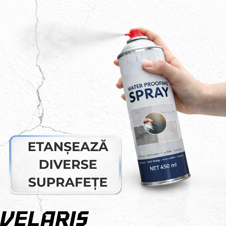 Spray Etansare 450ml Hidroizolatie Rapida, Impermeabilizare Crapaturi, Protectie de Lunga Durata, Alb