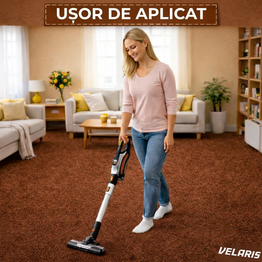 Covor scări autoadeziv 60x60 cm, gri, textura textilă, instalare rapidă