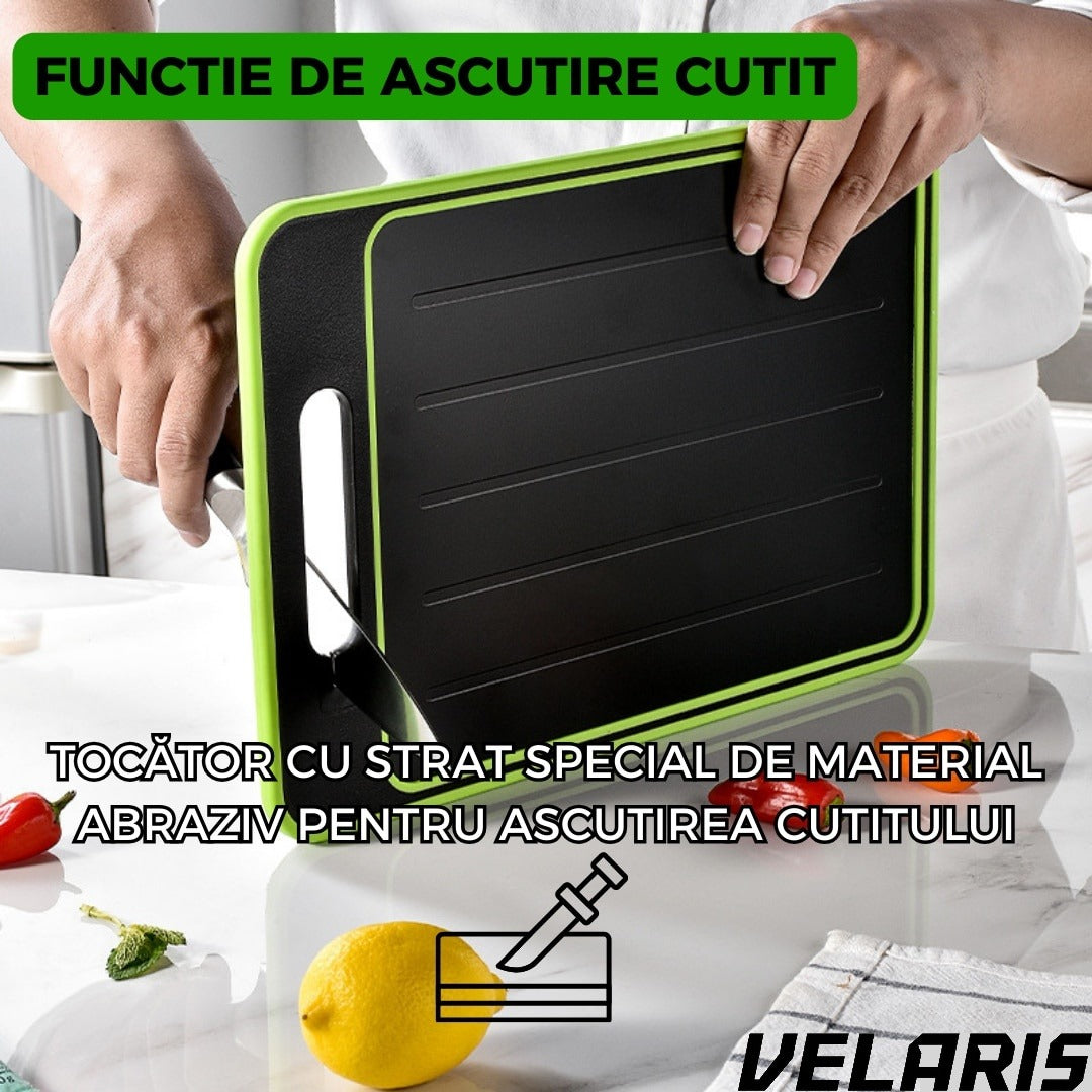 Tocator de Bucatarie 4 in 1 pentru Dezghetare Rapida si Taiere 36, 5x25x1cm