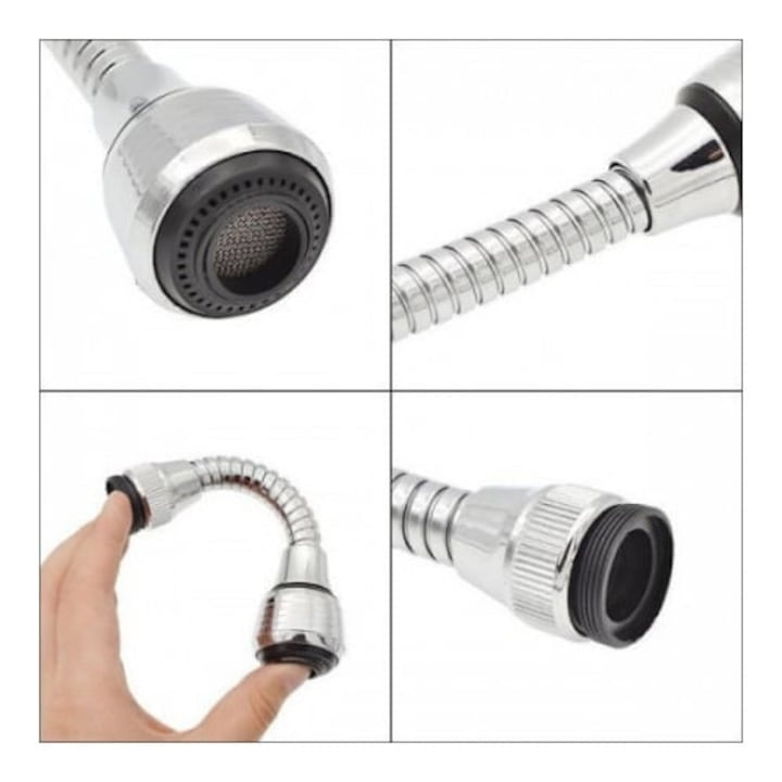 Extensie flexibilă universală pentru robinet Turbo Flex