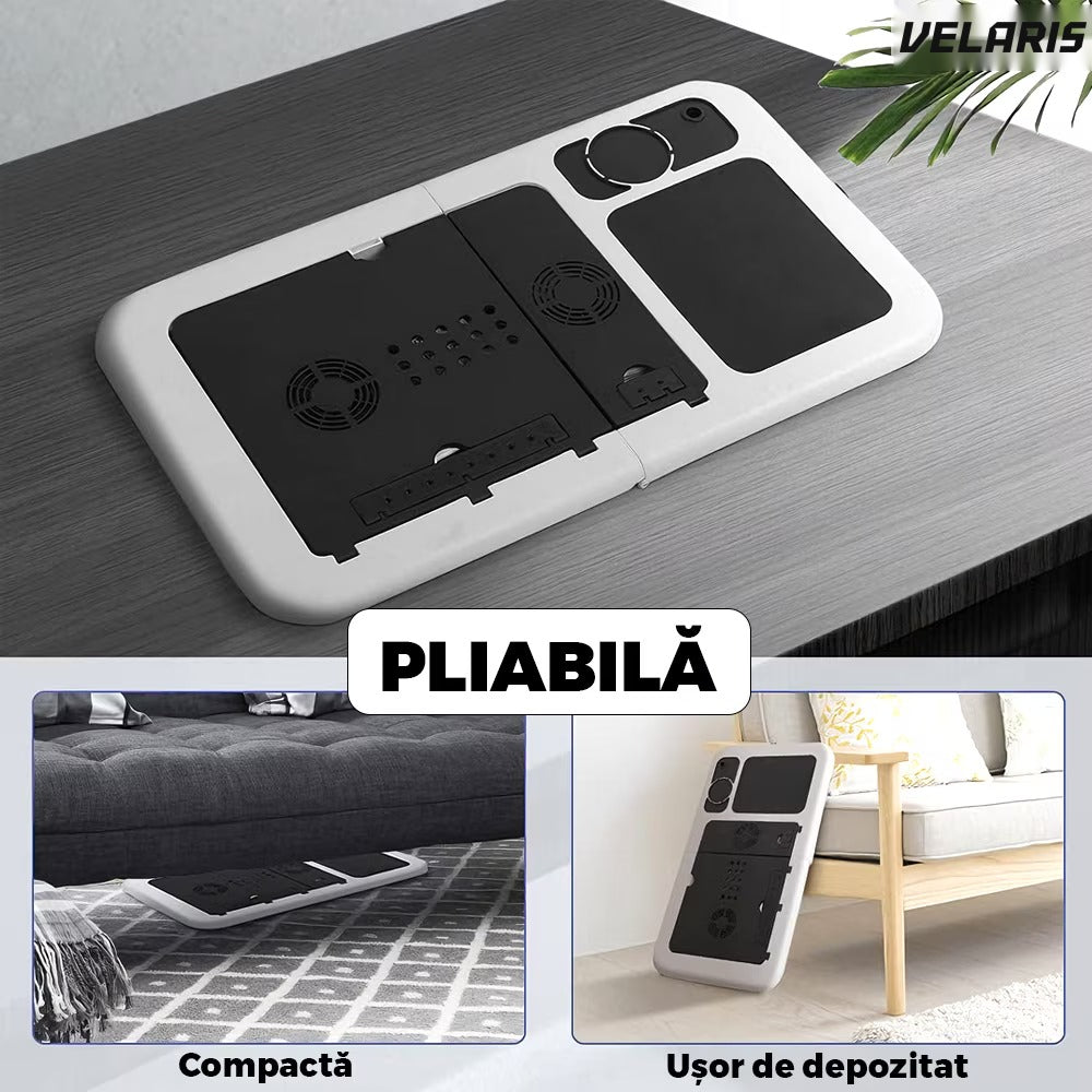 Masă pliabilă universală pentru laptop, tabletă și mic dejun