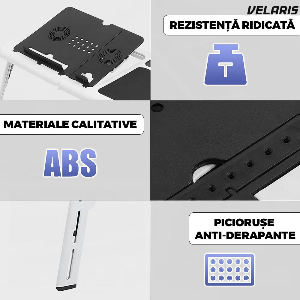 Masă pliabilă universală pentru laptop, tabletă și mic dejun